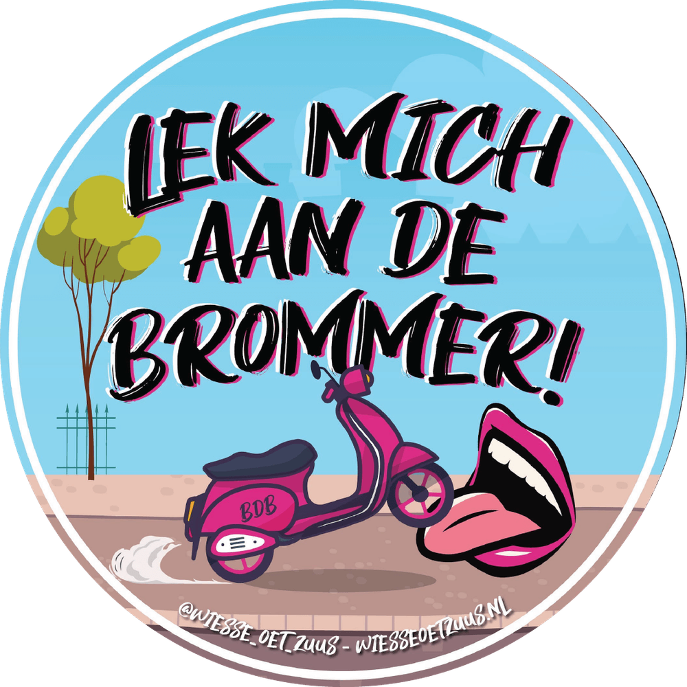 Lek mich aan de brommer