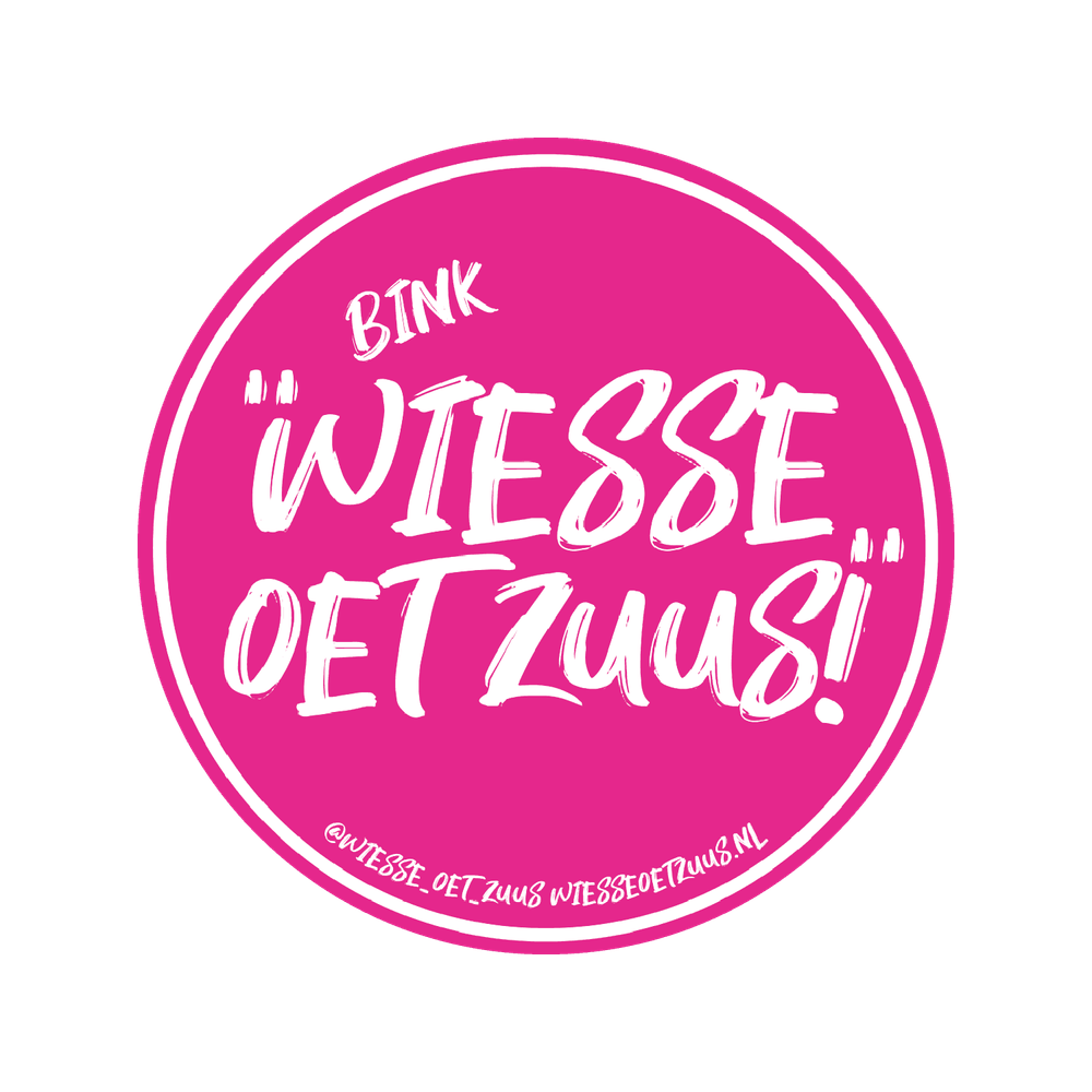 Wiesse Oet Zuus stickers, 20 stuks